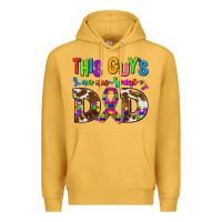 Mustard this guys an ausome dad Premium Hoodie - AdoDesignShop