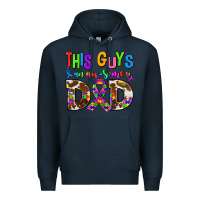 Navy this guys an ausome dad Premium Hoodie - AdoDesignShop