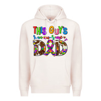 Pale Pink this guys an ausome dad Premium Hoodie - AdoDesignShop