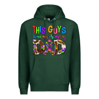 Sports Green this guys an ausome dad Premium Hoodie - AdoDesignShop