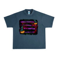 Midnight Navy halloween witch hat backround Urban Heavy Tee - RanaPortraitStore