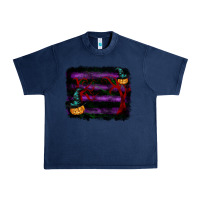 Navy halloween witch hat backround Urban Heavy Tee - RanaPortraitStore