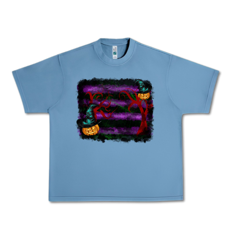 Halloween Witch Hat Backround Urban Heavy Tee by RanaPortraitStore | Teevron
