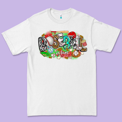 Baseball Vibes Premium Tee Designed By Cowhidedigitalart