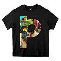 Black farm life alphabet lowercase letters p Heavy Core Tee - BundleAndBundleShop