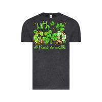 Vintage Black with god all things are possible Vintage Tee - Artiststas