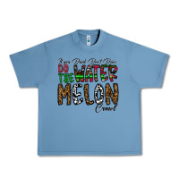 Pebble Blue If you Drink Don't Drive Do the Watermelon Crawl Urban Heavy Tee - CowhideDigitalArt