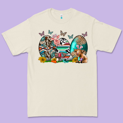 Easter Easter Eggs Premium Tee Designed By Cowhidedigitalart