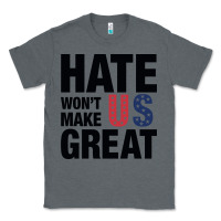Charcoal Heather hate won't make us great black Classic Tee - artisFamous