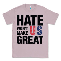 Lilac hate won't make us great black Classic Tee - artisFamous