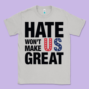 Hate Won't Make Us Great Black Classic Tee Designed By Artisfamous