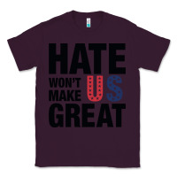 Plum hate won't make us great black Classic Tee - artisFamous