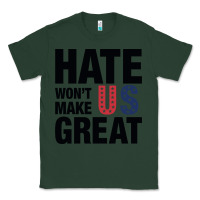 Sports Green hate won't make us great black Classic Tee - artisFamous