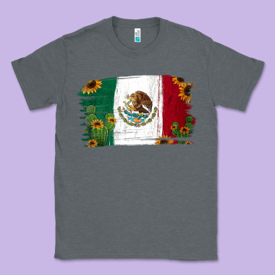 Mexican Flag Cactus Sunflower Classic Tee Designed By Jasminsmagicworld
