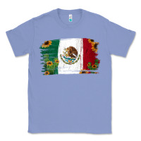 Colony Blue Mexican Flag Cactus Sunflower Classic Tee - Jasminsmagicworld