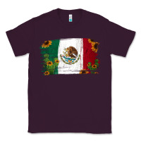 Plum Mexican Flag Cactus Sunflower Classic Tee - Jasminsmagicworld