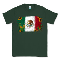 Sports Green Mexican Flag Cactus Sunflower Classic Tee - Jasminsmagicworld