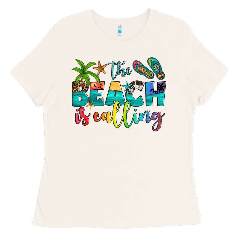 The Beach Is Calling Ladies Tee by Artiststas | Teevron