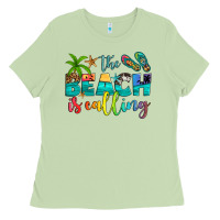 Matcha the beach is calling Ladies Tee - Artiststas