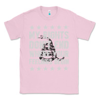 Bubblegum Pink My Rights Don't End Where Your Feelings Begin Classic Tee - artisFamous