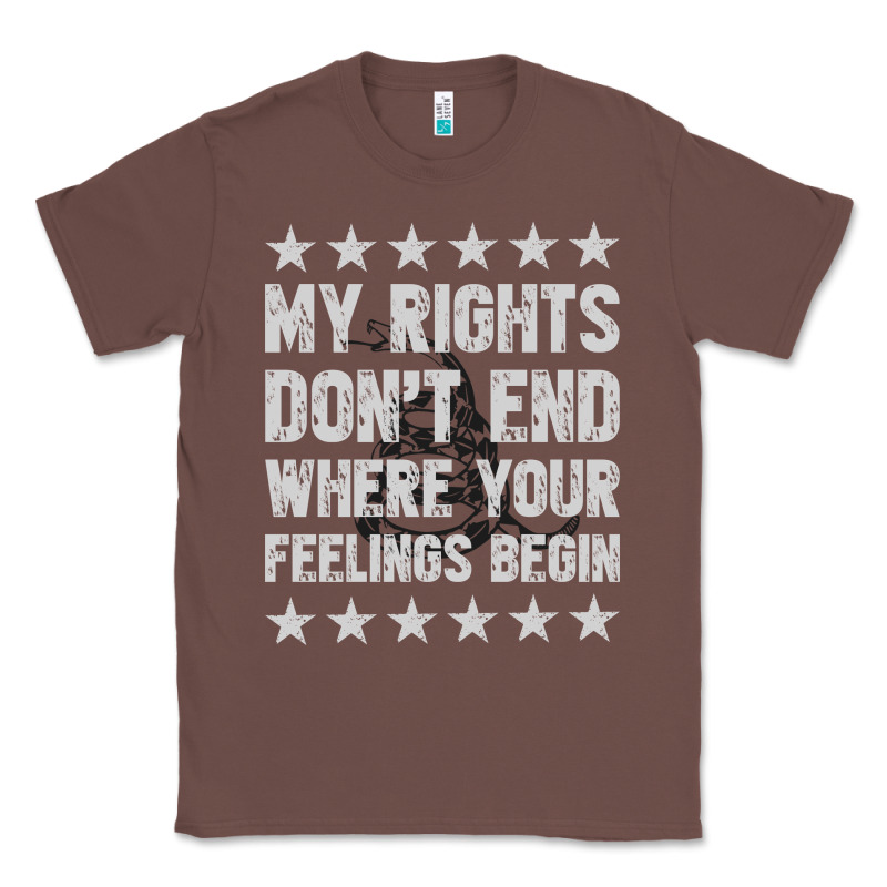 My Rights Don't End Where Your Feelings Begin Classic Tee by artisFamous | Teevron