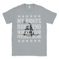 Heather Grey My Rights Don't End Where Your Feelings Begin Classic Tee - artisFamous