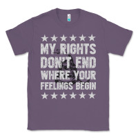 Lavender My Rights Don't End Where Your Feelings Begin Classic Tee - artisFamous
