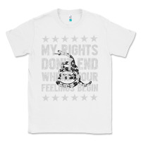 White My Rights Don't End Where Your Feelings Begin Classic Tee - artisFamous