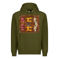 Army Green senior mom Premium Hoodie - AdoDesignShop
