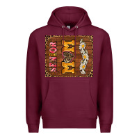 Burgundy senior mom Premium Hoodie - AdoDesignShop