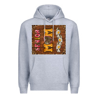 Heather Grey senior mom Premium Hoodie - AdoDesignShop