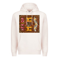 Pale Pink senior mom Premium Hoodie - AdoDesignShop