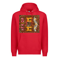 Red senior mom Premium Hoodie - AdoDesignShop