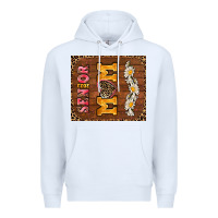 White senior mom Premium Hoodie - AdoDesignShop