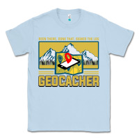 Dusty Blue Geocaching, geocaching travel bug, geocache, Classic Tee - artisFamous