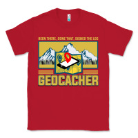 Red Geocaching, geocaching travel bug, geocache, Classic Tee - artisFamous
