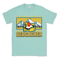 Seafoam Geocaching, geocaching travel bug, geocache, Classic Tee - artisFamous