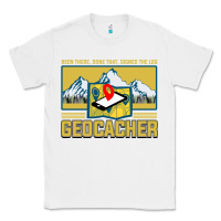 White Geocaching, geocaching travel bug, geocache, Classic Tee - artisFamous