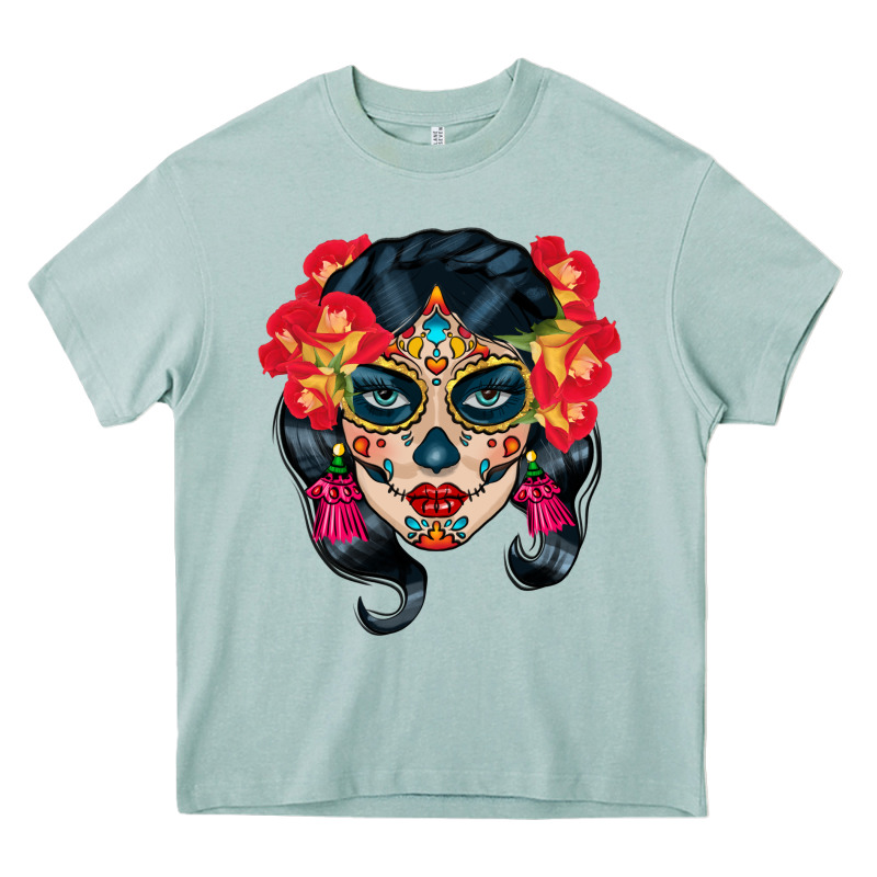 Sugar Skull Heavy Core Tee by BundleAndBundleShop | Teevron