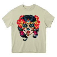 Mossy sugar skull Heavy Core Tee - BundleAndBundleShop