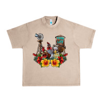 Farm Life Chicken Urban Heavy Tee | Teevron