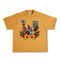 Peanut Butter farm life chicken Urban Heavy Tee - SublimationCraftShop