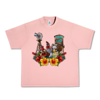 Salmon farm life chicken Urban Heavy Tee - SublimationCraftShop