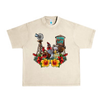 Sandshell farm life chicken Urban Heavy Tee - SublimationCraftShop