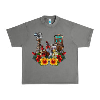 Tornado farm life chicken Urban Heavy Tee - SublimationCraftShop