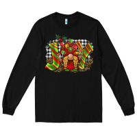 Black christmas joy gnome Long Sleeve Tee - BarkalooDesign