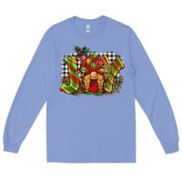 Colony Blue christmas joy gnome Long Sleeve Tee - BarkalooDesign