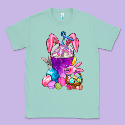 Easter Coffee Cup Classic Tee Designed By Bundleandbundleshop