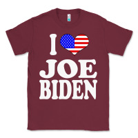 Burgundy i love joe biden Classic Tee - artisFamous