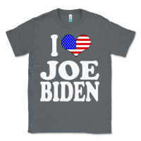 Charcoal Heather i love joe biden Classic Tee - artisFamous